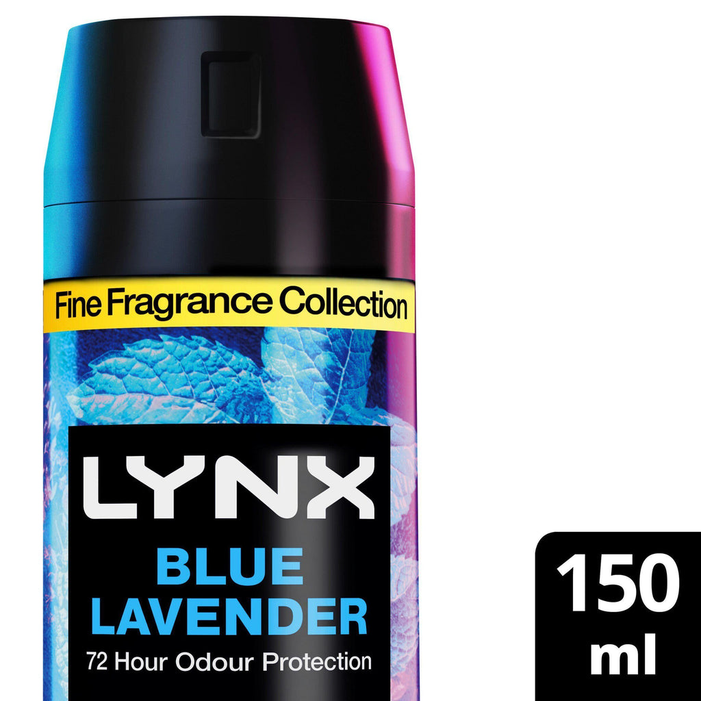 Lynx Fine Fragrance Collection Premium Deodorant Bodyspray Blue Lavender 150ml