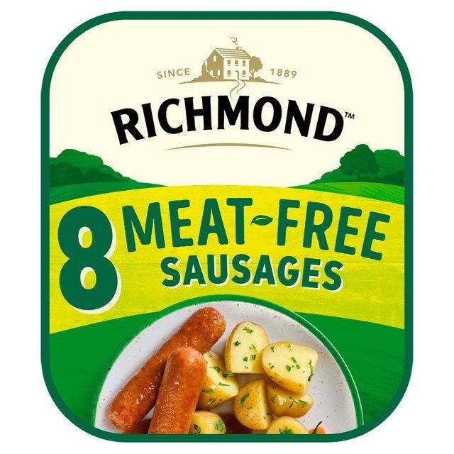 Richmond 8 Meat Free Vegan Sausages   304g