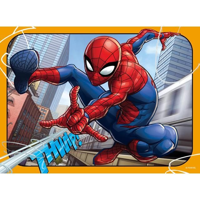 Marvel Spider-Man 4 in Box (12 16 20 24pc) Jigsaw Puzzles