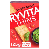 Ryvita Thins Sweet Chilli Flatbread Crackers   125g GOODS M&S   