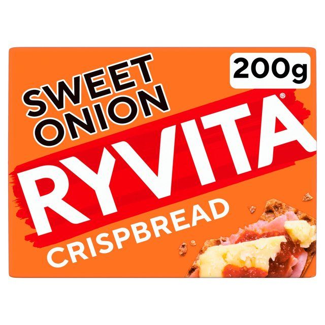 Ryvita Crispbread Sweet Onion Crackers   200g