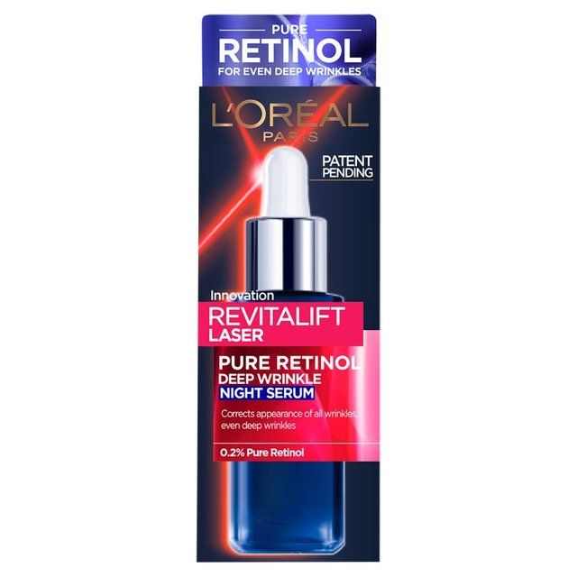 L'Oreal Paris Revitalift Laser Pure Retinol Deep Anti-Wrinkle Night Serum   30ml