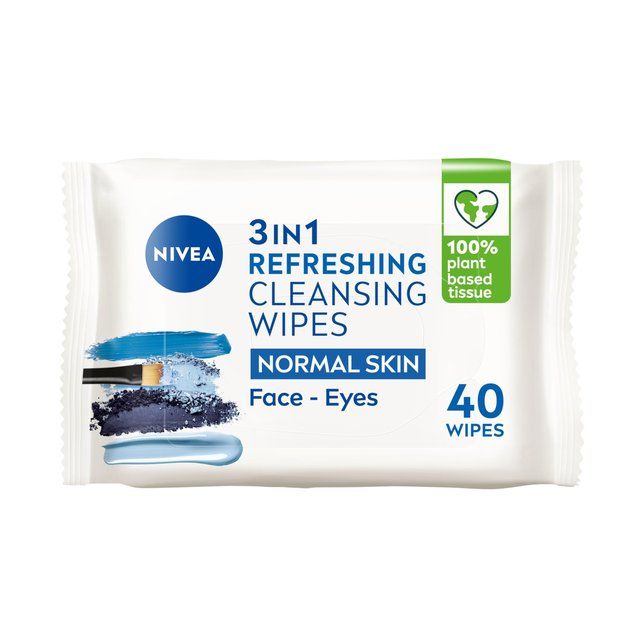 NIVEA Biodegradable Cleansing Face Wipes for Normal Skin    40 per pack