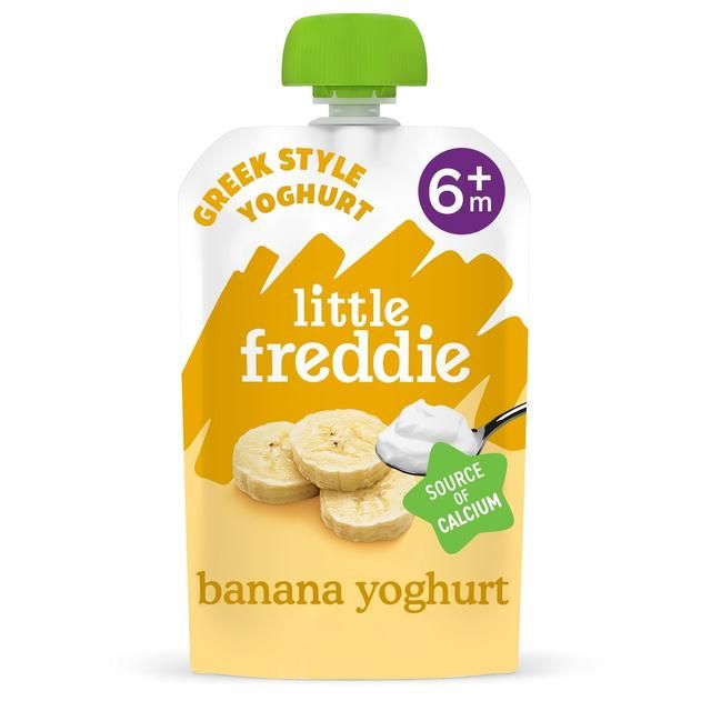 Little Freddie Banana Greek Yoghurt Organic Pouch 6 mths+   100g