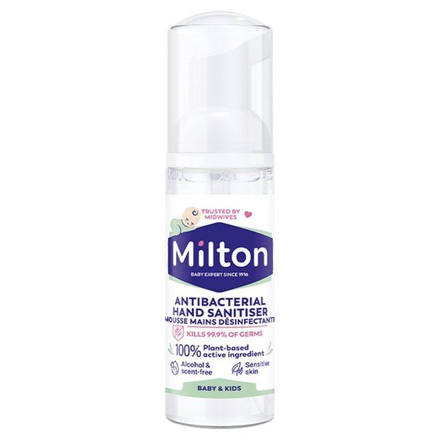 Milton Antibacterial Hand Sanitiser Foam   50ml GOODS M&S   