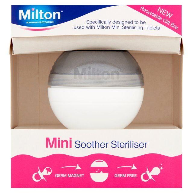 Milton Mini Soother Steriliser Silver