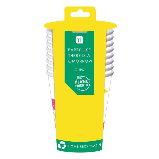 Star Recyclable Paper Party Cups   8 per pack GOODS M&S   