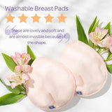 Lansinoh Washable Nursing Pads with Wash Bag Light Pink & Black   8 per pack GOODS M&S   