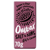 Ombar Salt & Nibs Organic Vegan Fair Trade Chocolate   70g GOODS M&S   