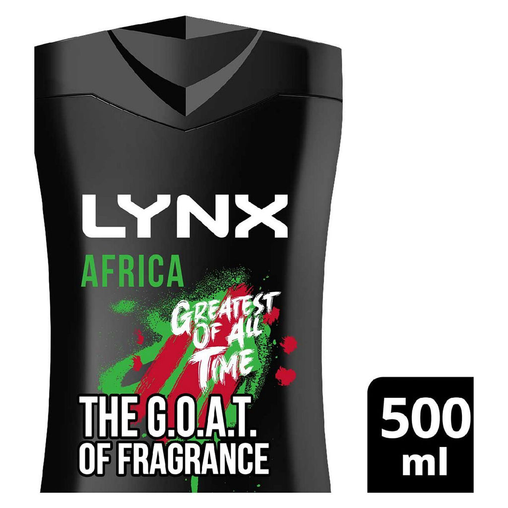 Lynx Bodywash XXL Africa Energy Boost Shower Gel 500 ml