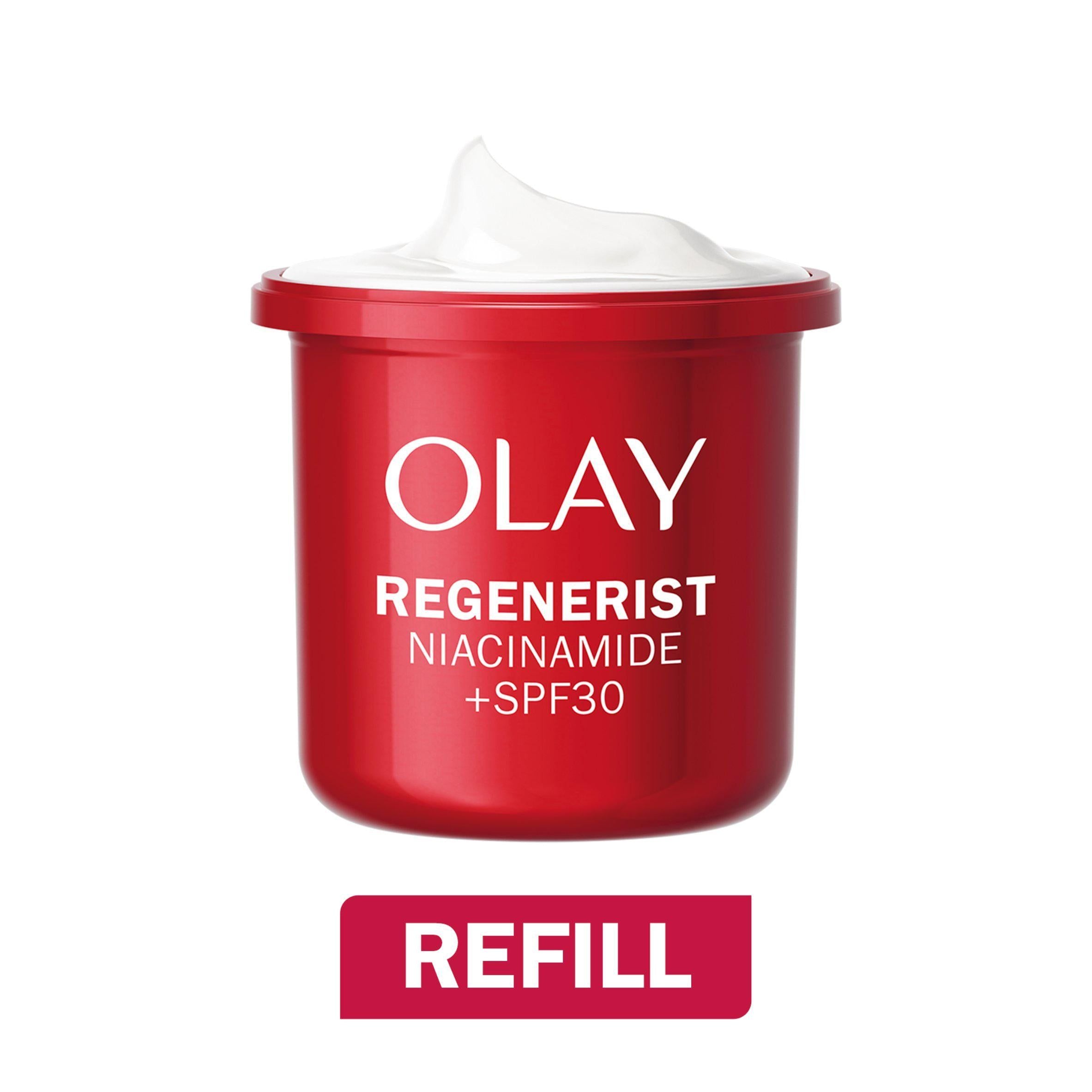 Olay Regenerist Niacinamide Face Moisturiser SPF 30 Refill 50ml GOODS Sainsburys   