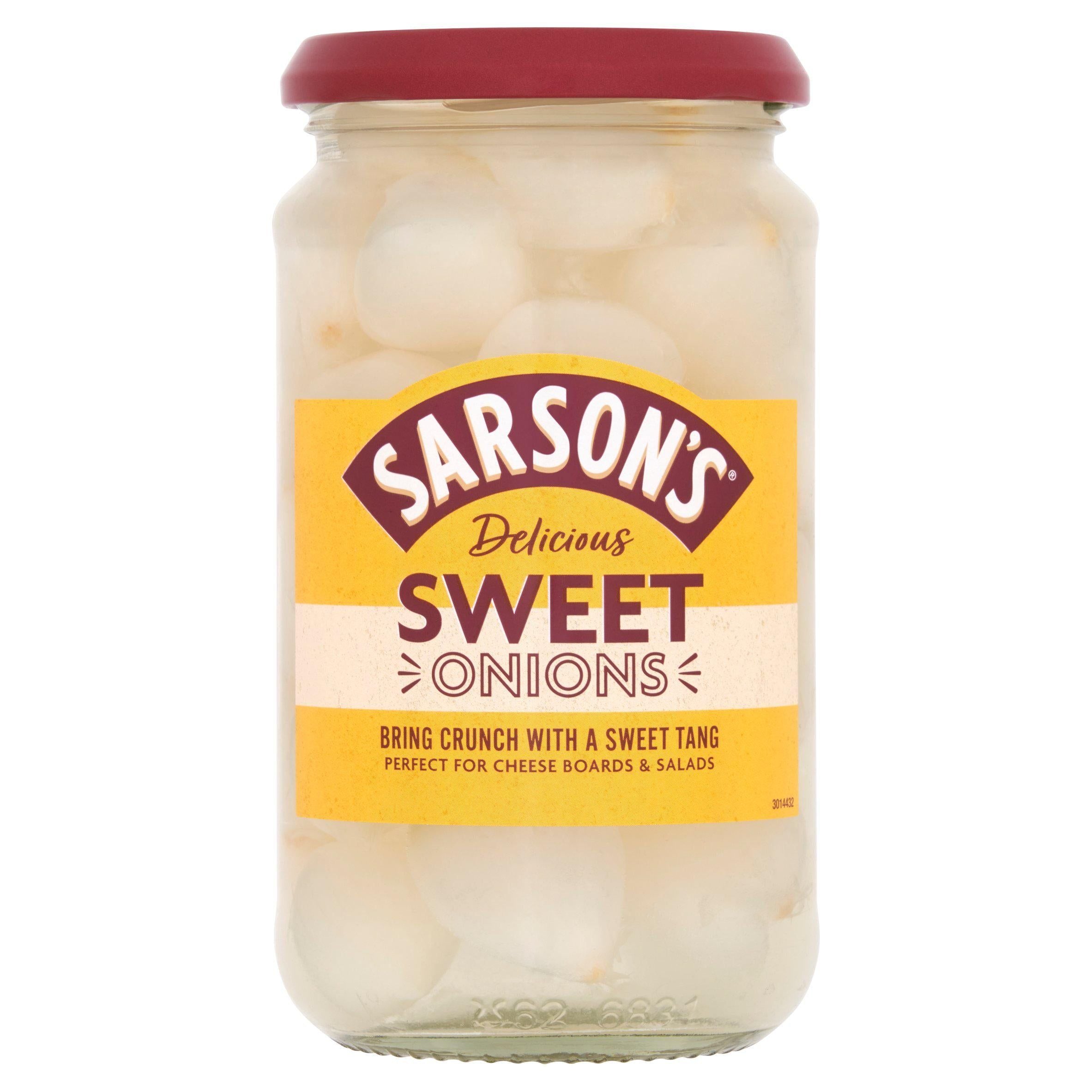 Sarson's Sweet Onions 460g GOODS Sainsburys   