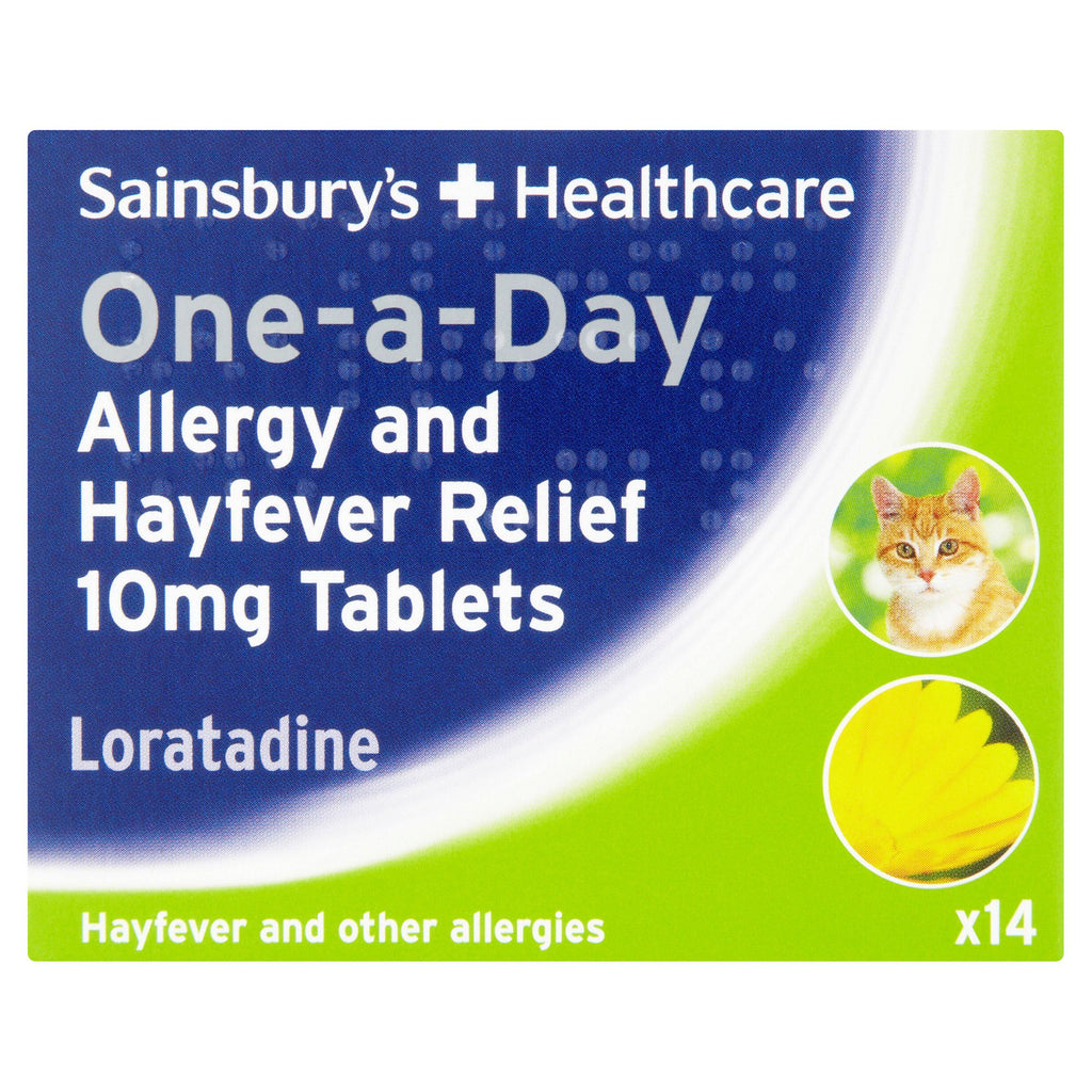 Sainsbury's Hayfever & Allergy Loratadine x14