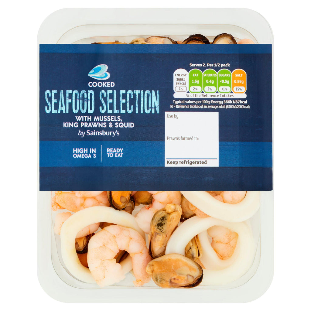 Sainsburys Seafood Selection 200g (Ready to Eat)