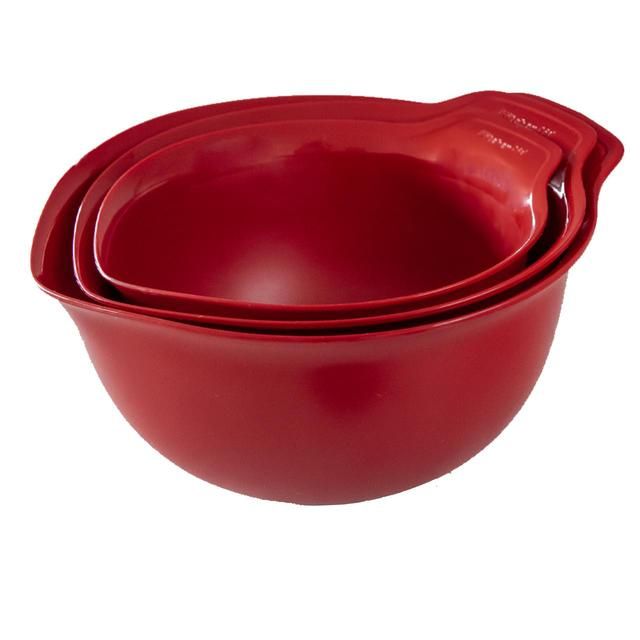 KitchenAid Universal Mixing Bowl Set Red