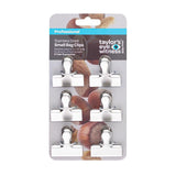 Stainless Steel Small Bag Clips   6 per pack GOODS M&S   