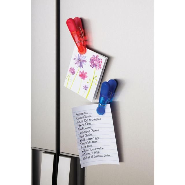 Magnetic Bag Clips Assorted Colours Pack of Seven GOODS M&S   