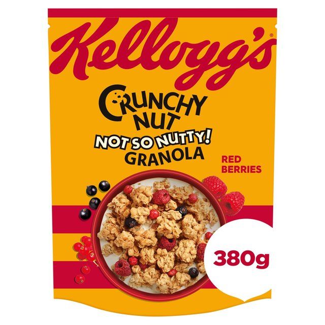 Kellogg's Crunchy Nut Not So Nutty Red Berries Granola   380g