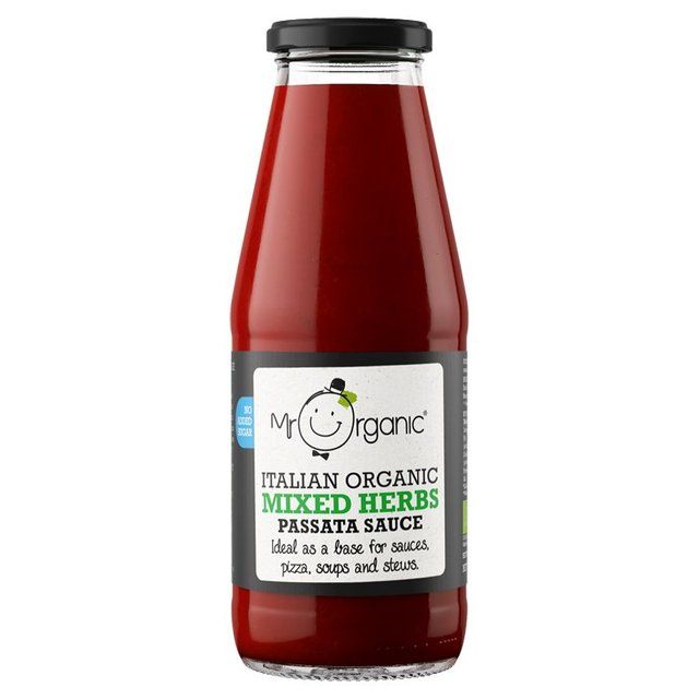 Mr Organic Mixed Herbs Passata Sauce   400g