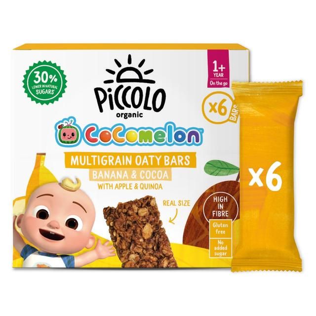 Piccolo Banana & Cocoa Organic Mighty Oaty Bars 12 mths+   120g GOODS M&S   