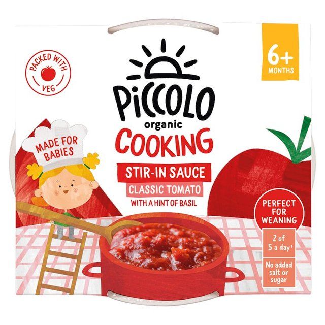 Piccolo Organic Classic Tomato Sauce 6 mths+    120g