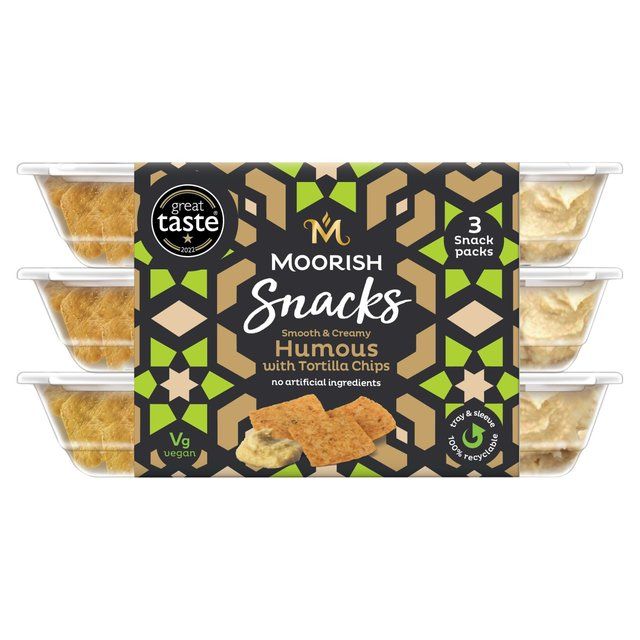 Moorish Humous Snack Pack Trio    3 per pack GOODS M&S   