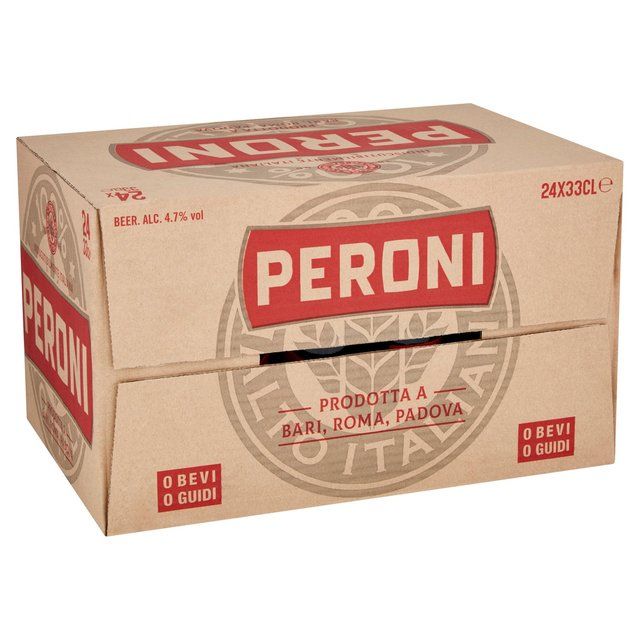 Peroni Red Beer Lager Bottles   24 x 330ml