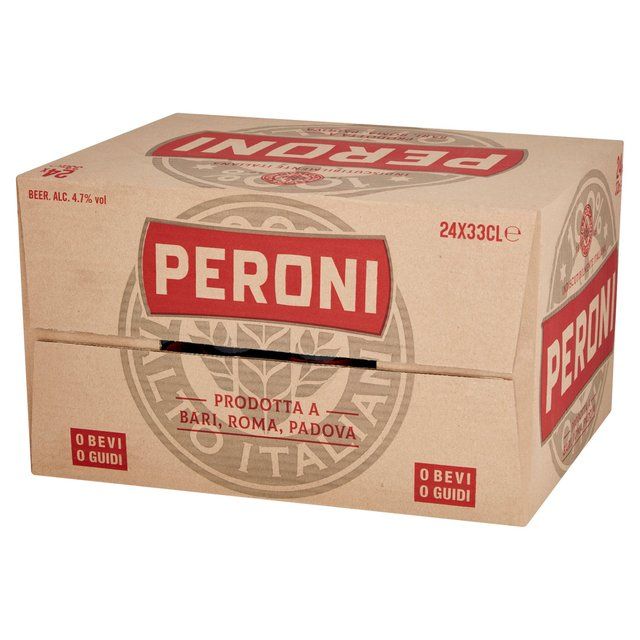 Peroni Red Beer Lager Bottles   24 x 330ml