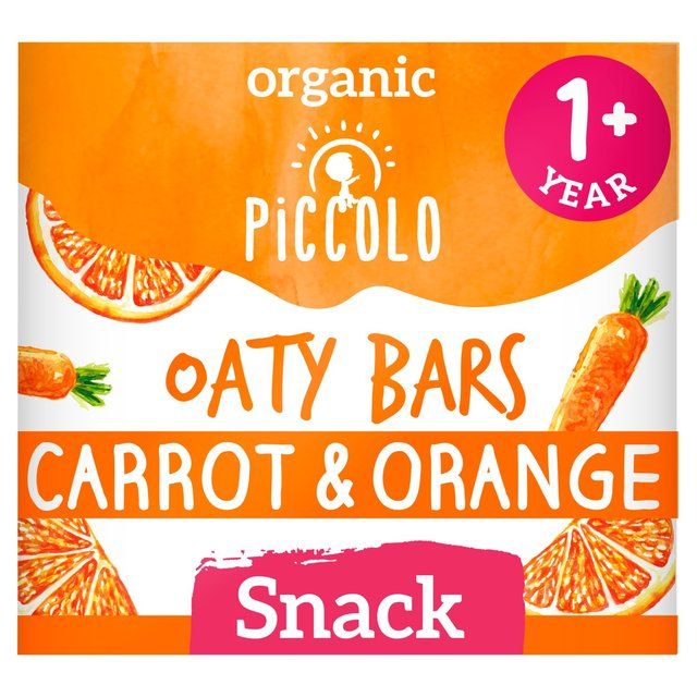 Piccolo Carrot & Orange Organic Mighty Oaty Bars 12 mths+   120g