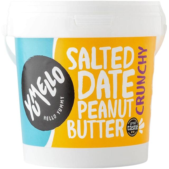 Yumello Crunchy Salted Date Peanut Butter   1kg