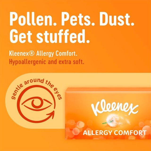 Kleenex Allergy Comfort Tissues Box   56 per pack GOODS M&S   