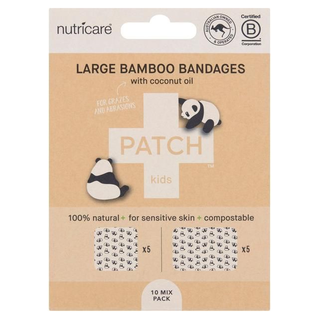 PATCH Kids Bamboo Sensitive Plasters Large   10 per pack GOODS M&S   