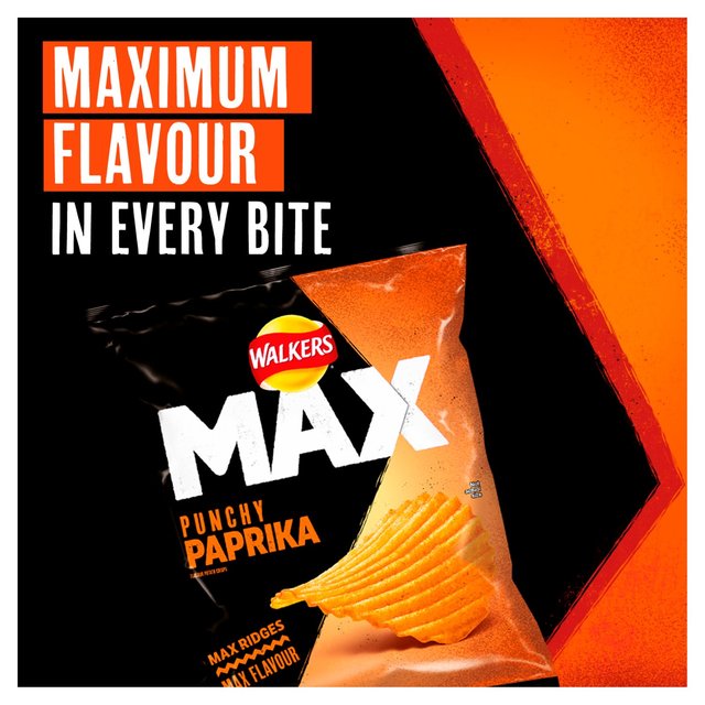 Walkers Max Paprika Crisps   50g GOODS M&S   