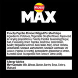 Walkers Max Paprika Crisps   50g GOODS M&S   