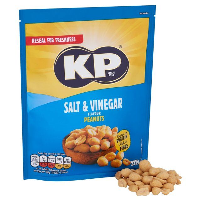 KP Salt &amp; Vinegar Peanuts   225g