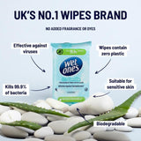 Wet Ones Be Gentle Biodegradeable Antibacterial Wipes GOODS M&S   