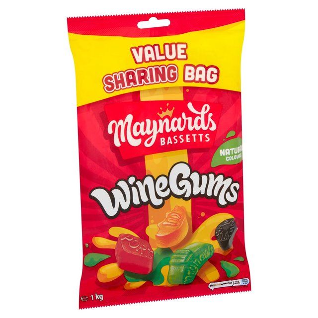 Maynards Bassetts Wine Gums Sharing Sweets Bag    1kg