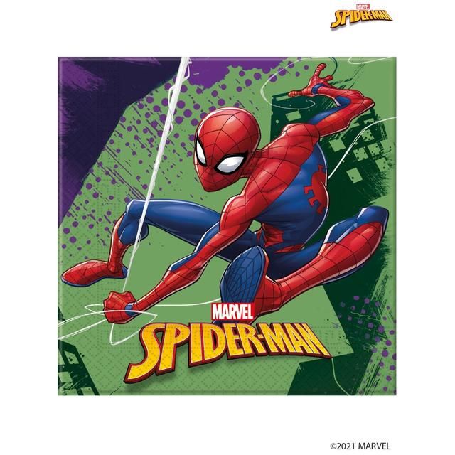 Spiderman Paper Napkins   20 per pack