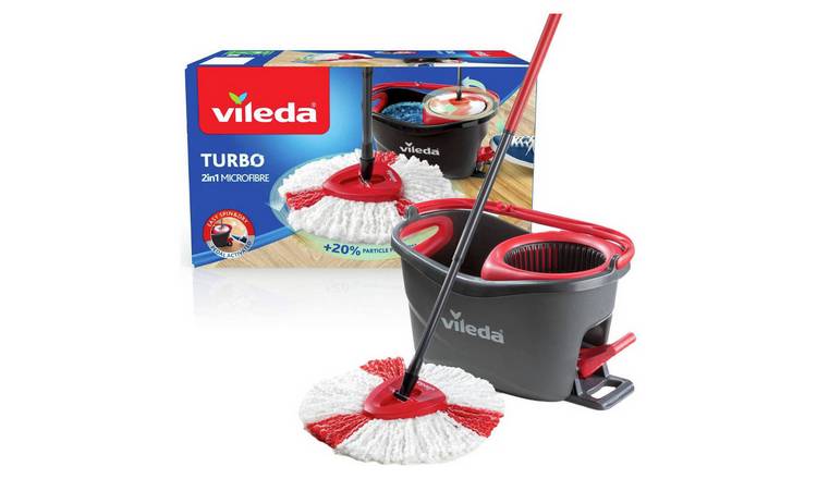 Vileda Easy Wring and Clean Turbo Spin Mop and Bucket Set