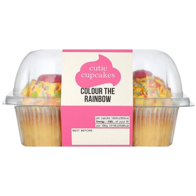 M&S Colour the Rainbow Cupcakes   167g GOODS M&S   