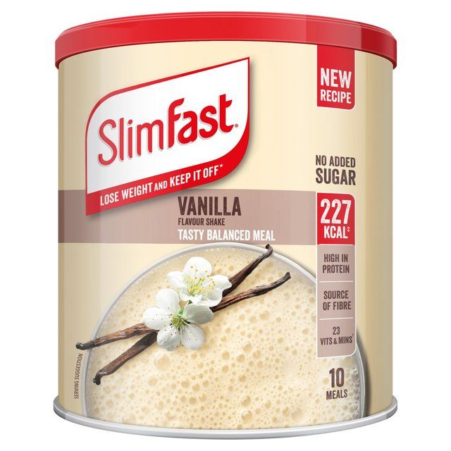 SlimFast Vanilla Meal Shake Powder 10 Meals    365g GOODS M&S   