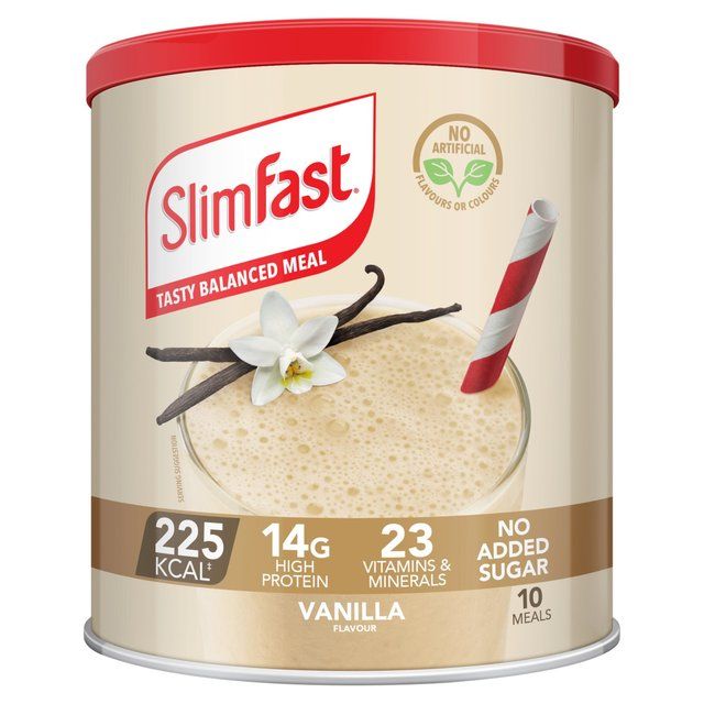 SlimFast Vanilla Meal Shake Powder 10 Meals    365g GOODS M&S   