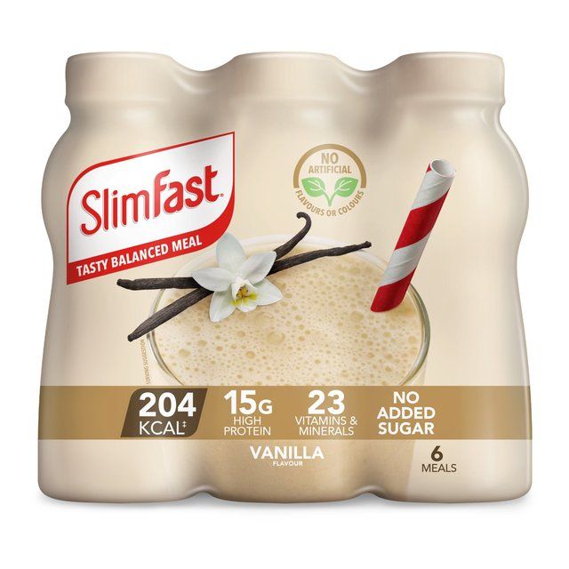 SlimFast Vanilla Milkshake Multipack   6 x 325ml GOODS M&S   