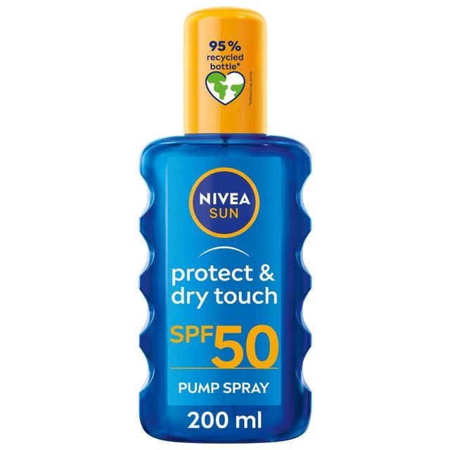 NIVEA SUN Protect & Dry Touch SPF 50 Sunscreen Spray   200ml GOODS M&S   