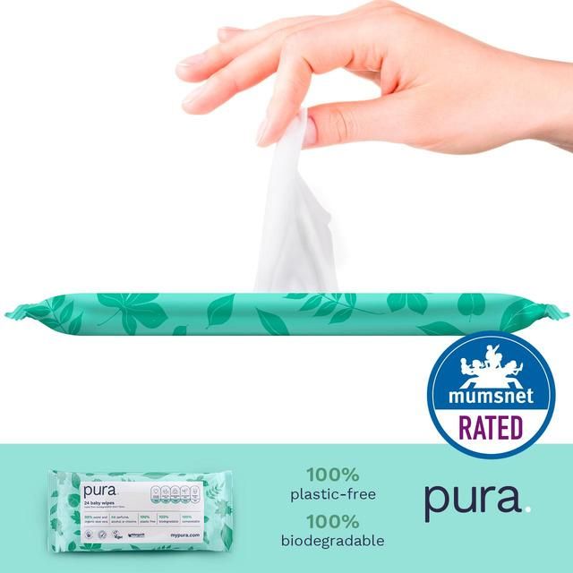 Pura Eco Baby Wipes Multipack   24 x 28 per pack