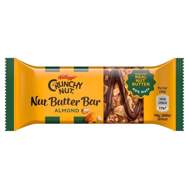 Kellogg's Crunchy Nut Nut Butter Bars Almond   12 x 45g