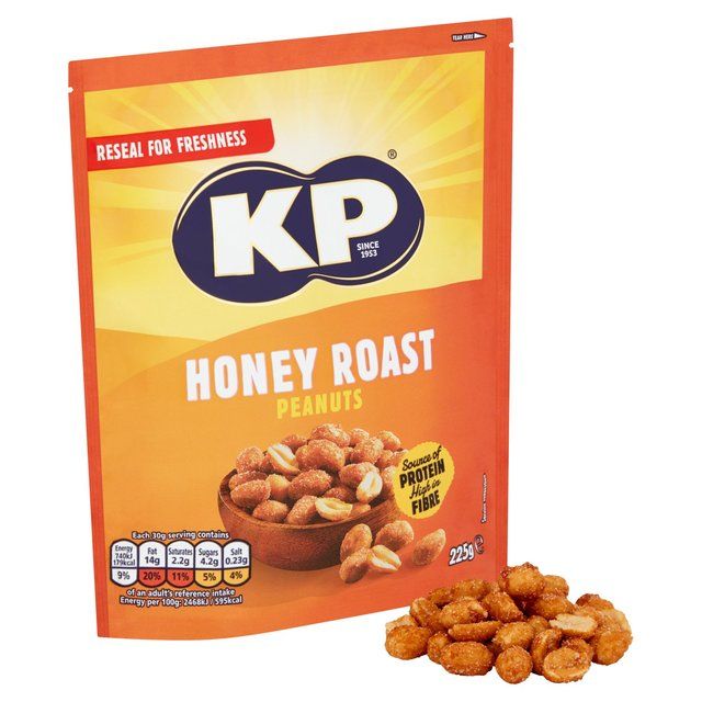 KP Honey Roast Peanuts   225g GOODS M&S   