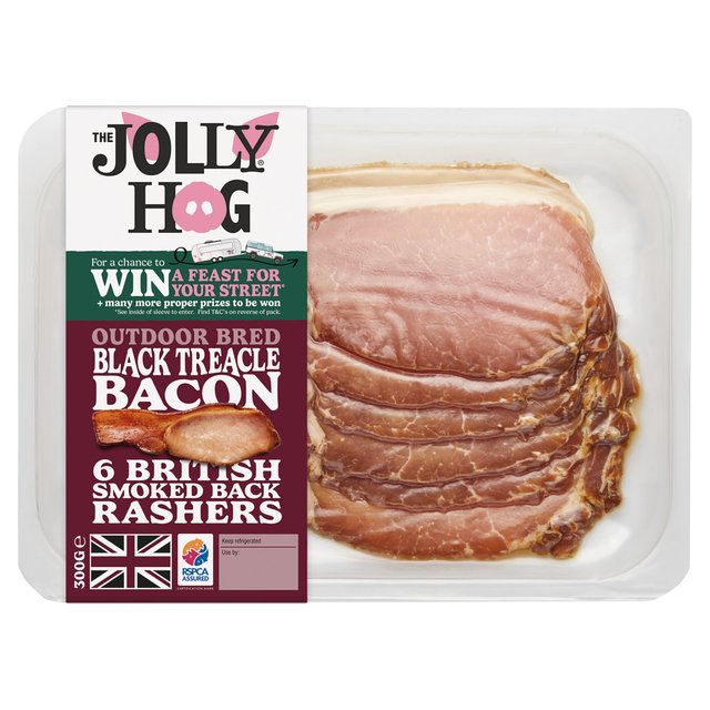 The Jolly Hog Black Treacle Bacon   300g GOODS M&S   