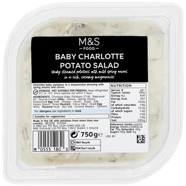 M&S Baby Charlotte Potato Salad   750g GOODS M&S   