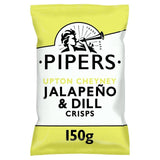 Pipers Upton Cheyney Jalapeno & Dill Sharing Bag Crisps   150g GOODS M&S   